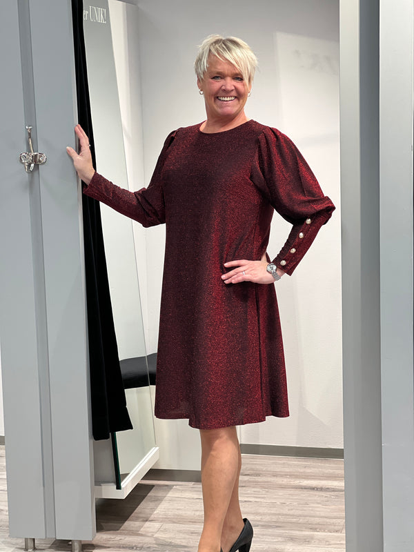 Kjole Tea Lux Bordeaux